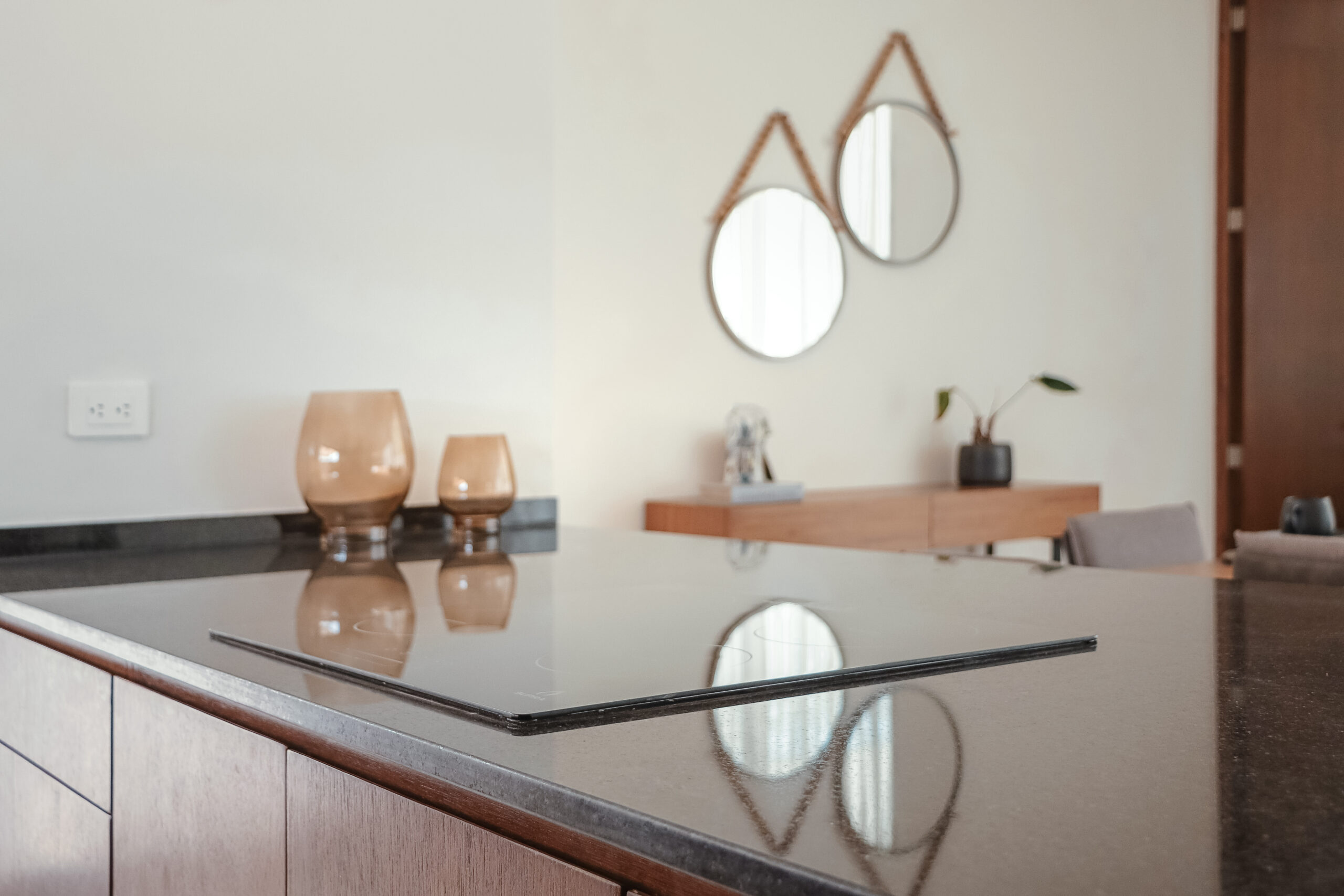 Espejos minimalistas cocina electrica